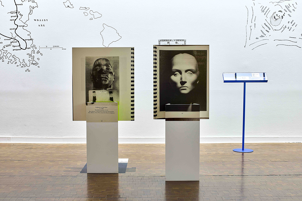 Figure Complex 4: Two Frontals of Two Sculptures by Paul Hyun